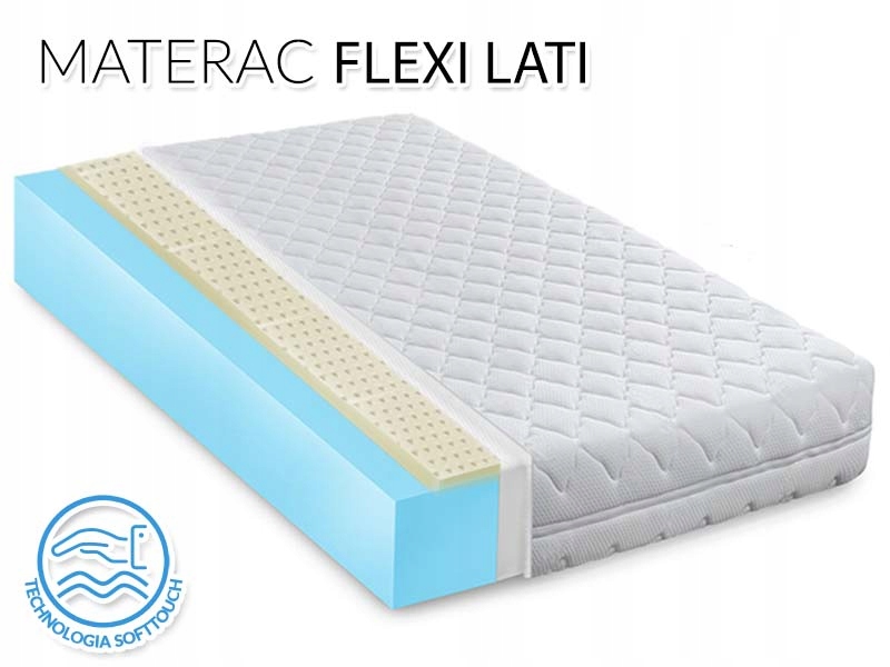 

160x200 Materac Lateksowy Z Pokrowcem Aż 19 CM H2