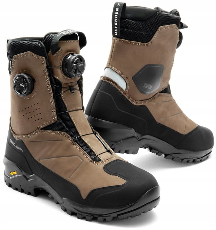 Rebelhorn Defender-x Dezertt Motocyklové Topánky Turistické Hnedé Adventure