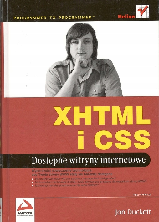 XHTML i CSS. Dostępne witryny internetowe Duckett