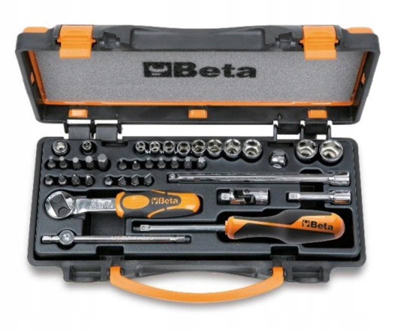 Beta Sada 11 šesťhranných nástrčných hlavíc 20 bitov a 8 kusov príslušenstva