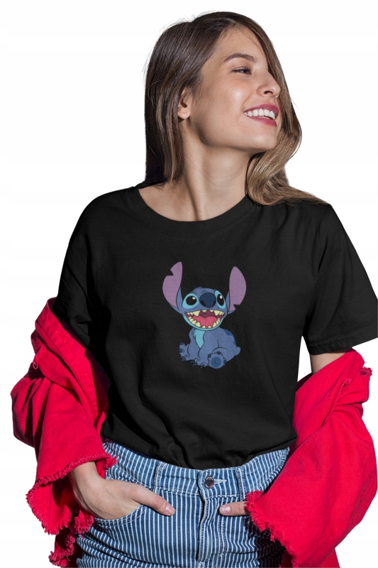 

Koszulka Stich Damska Lilo i Stich Czarna 5 S