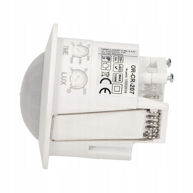 Czujnik ruchu 360st. IP20 1200W OR-CR-207 ORNO Marka Orno