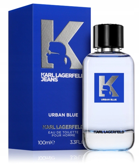 Karl Lagerfeld Džíny Urban Blue Edt M 100 ml fólie