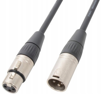 

Przewód kabel sygnałowy DMX Xlr (m) Xlr (f) 3m