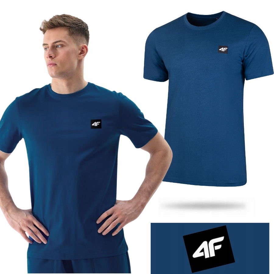 KOSZULKA MĘSKA 4F T-SHIRT PODKOSZULEK BLUZKA SPORTOWA NA CO DZIEŃ