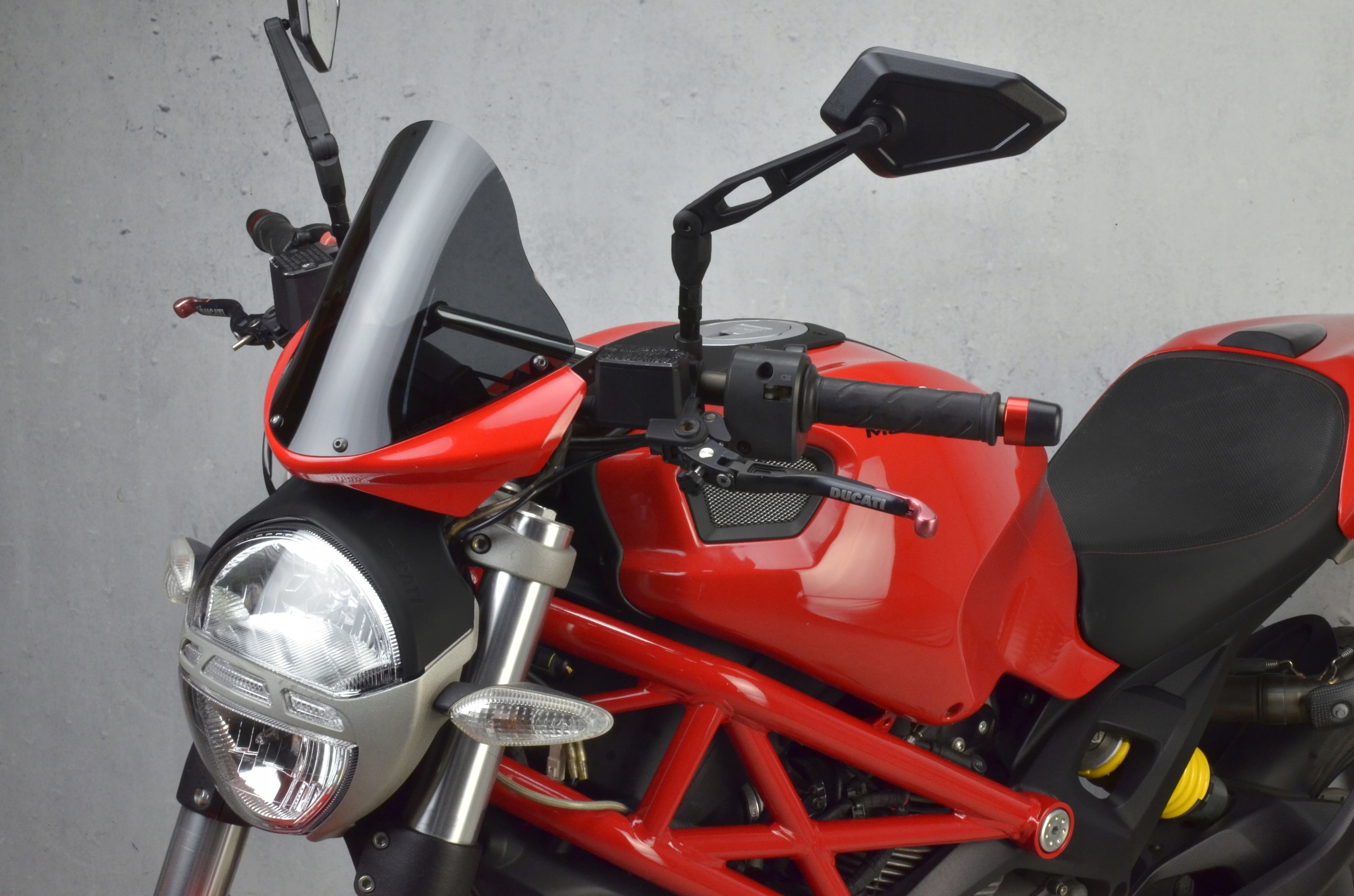 Pretekárske čelné sklo Loster Ducati Monster 1100 09-13r.