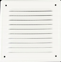 

Kratka Wentylacyjna Metalowa Z Siatką 14x14 Biały