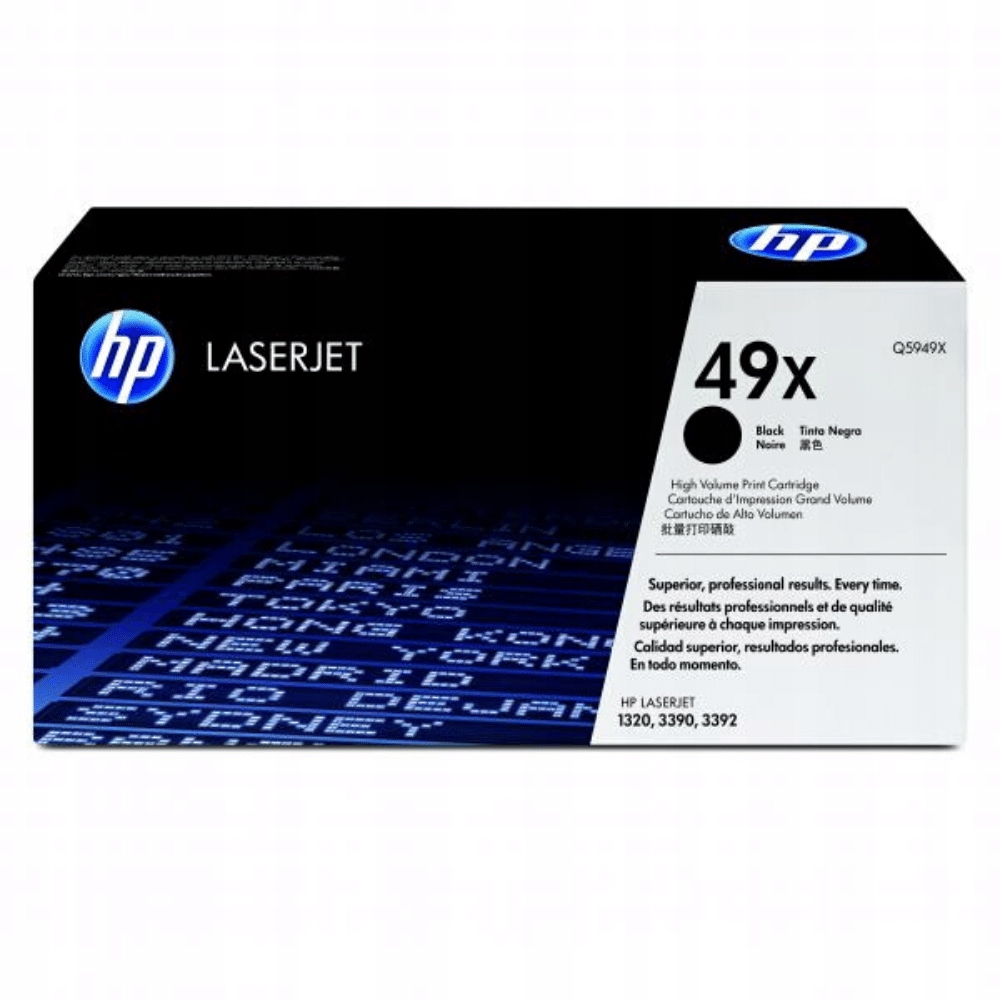 Toner Hp 49X Q5949X pre LJ1320 3390aio, výdrž 6 000 strán