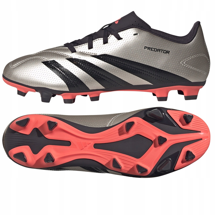 Adidas Predator Club Fxg vel. 43 1/3 Unisex boty Stříbrná Lanka