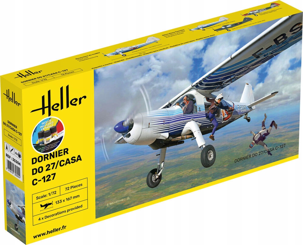 Heller Starter Set Dornier Do 27/CASA C-127 1:72