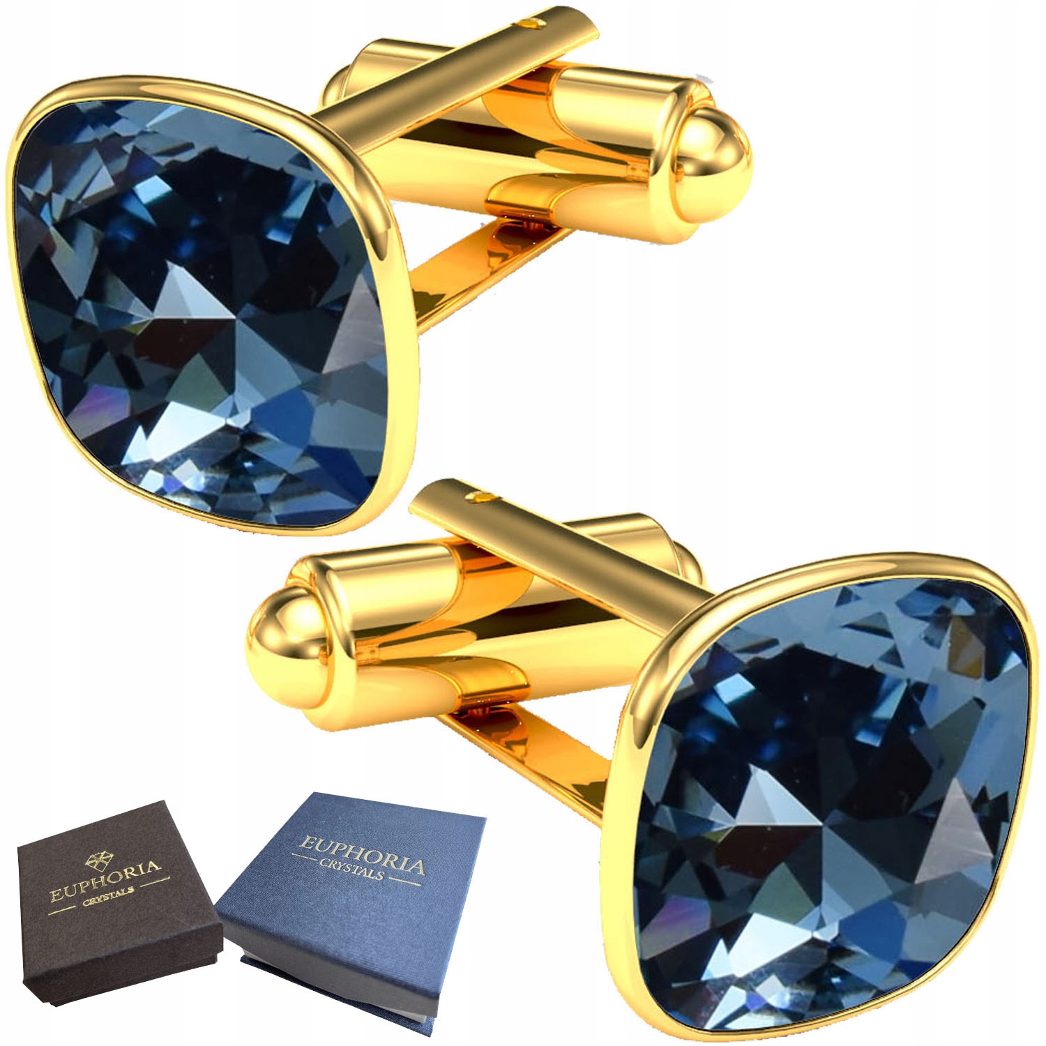 Pozlacené sponky Křišťál Stříbro jako Dárek pro snoubenku