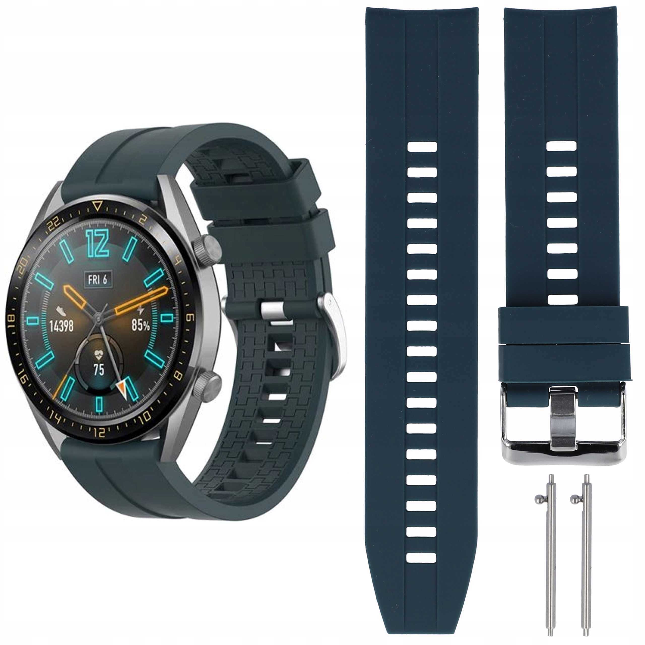Pasek do HUAWEI WATCH GT GT2 GT2Pro GT3Pro GT3 Materiał guma