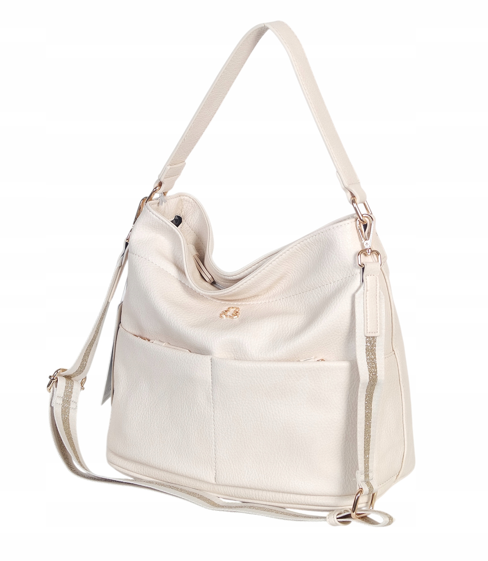 Lulu Castagnette Zgrabna torebka worek |Rączka |Pasek |Kieszonki