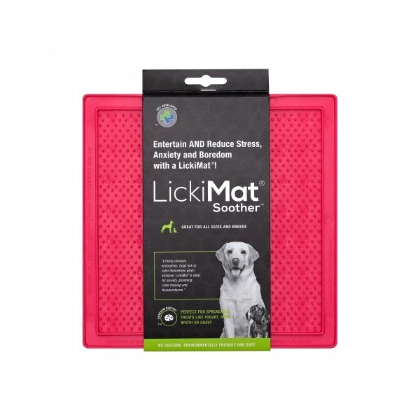 

LickiMat Soother różowa Mata Antystresowa