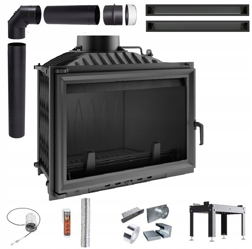 Komínová Vložka Litinová Viktor 14 kW Eko Sada Trubky Lufty