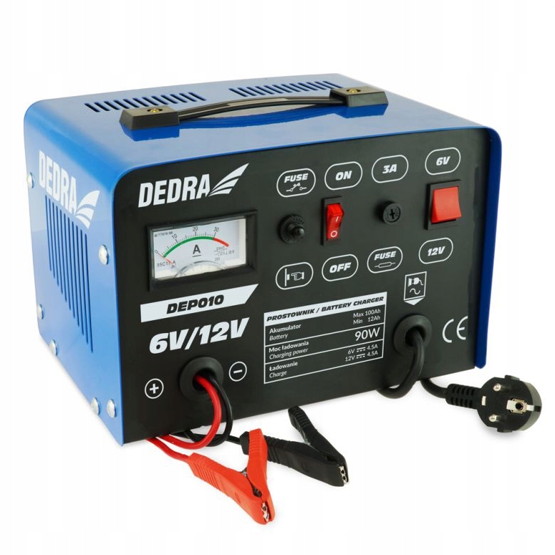 Dedra Prostownik DEP010 6/12V 12-100Ah