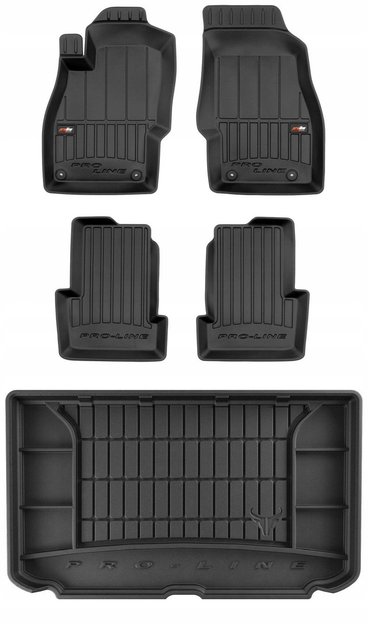 Set 3D gumové rohože Opel Corsa E Hatchback 2014-2019 g