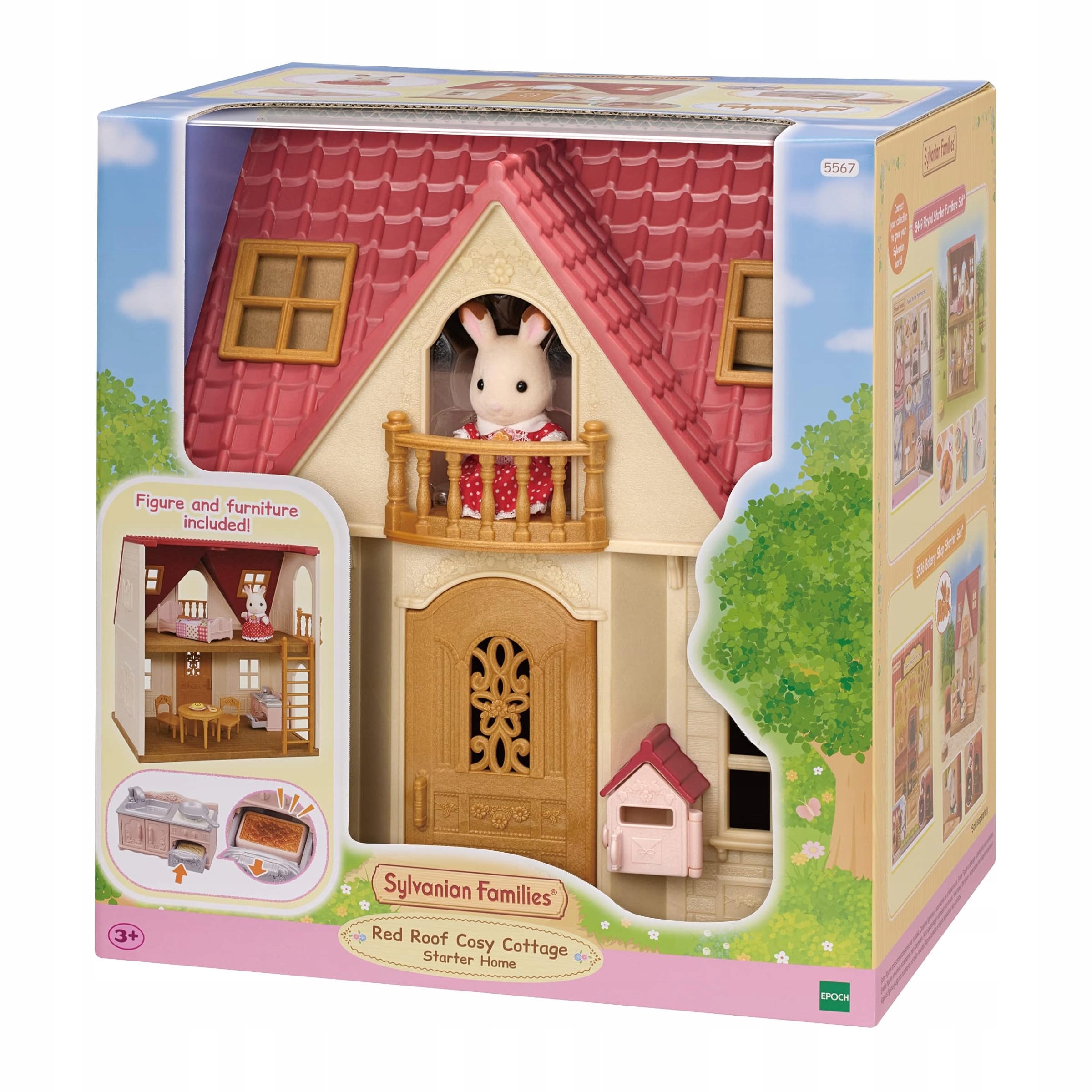 Zestaw do zabawy Sylvanian Families Przytulny Domek z Czerwonym Dachem