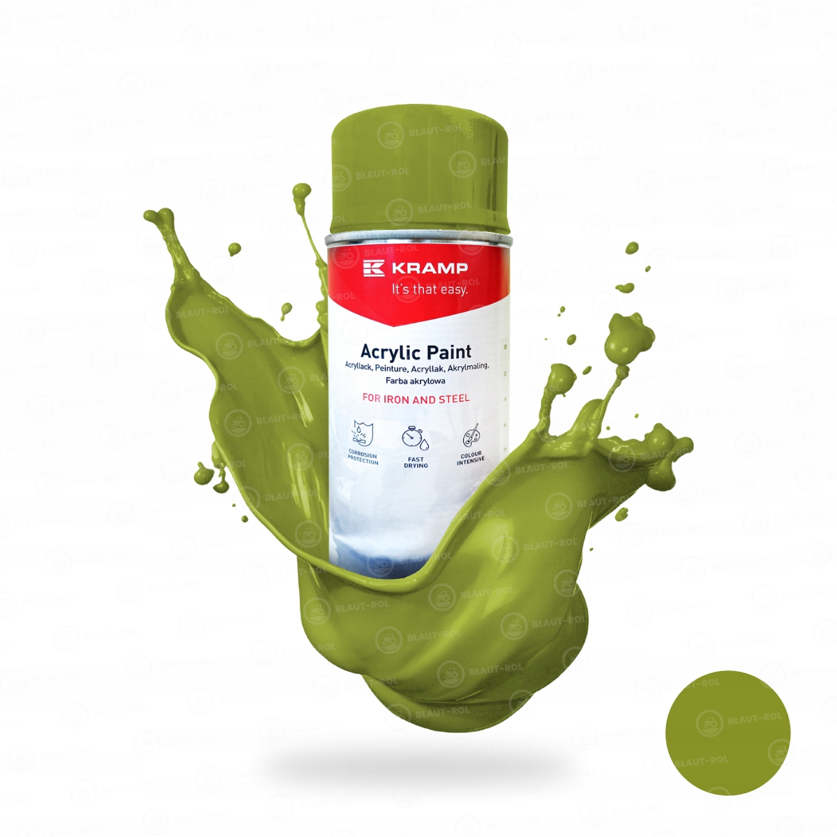 Farba lakier soczysta zieleń Claas spray 400ml renowacyjny spray do maszyn