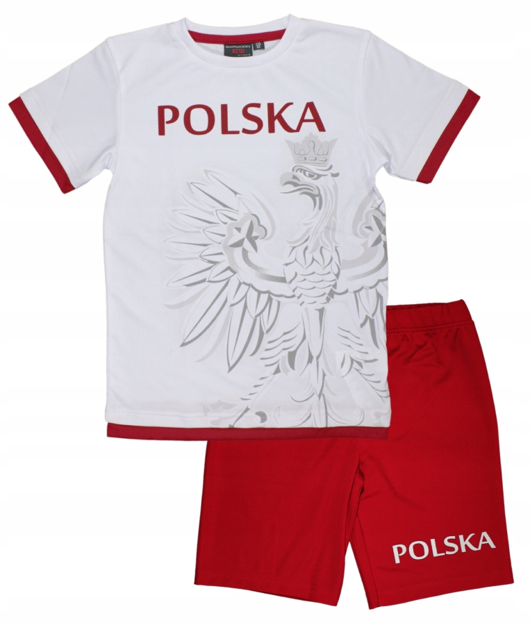 

Komplet strój piłkarski sportowy Polska r. 134