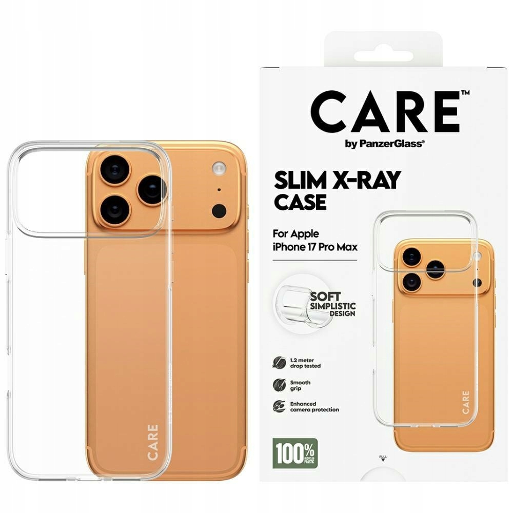 Etui Care by PanzerGlass Fashionable X- Ray Soft Basic na iPhone 17 Pro