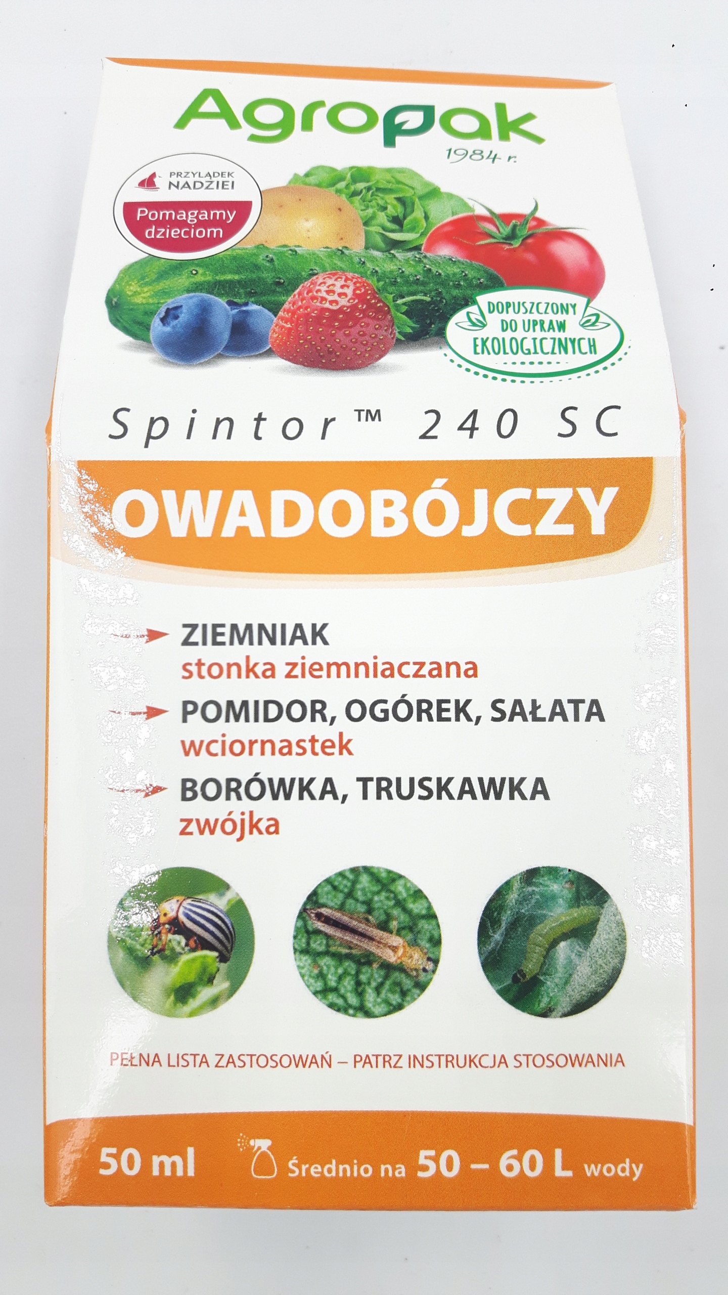 

Spintor 240SC 50ml wciornastek stonka na ziemniaka