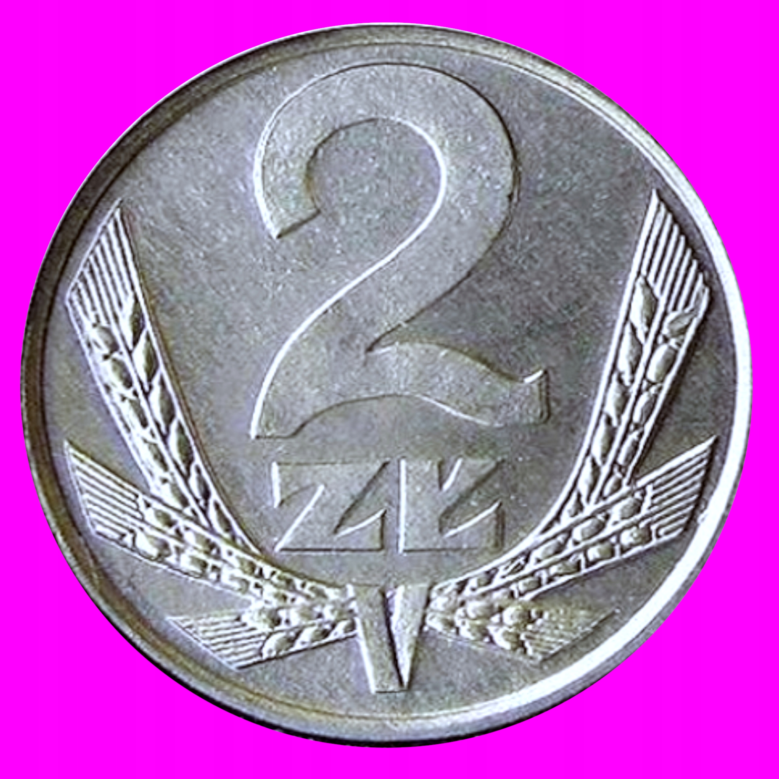 2 zł 1989 aluminium Stan I / A219