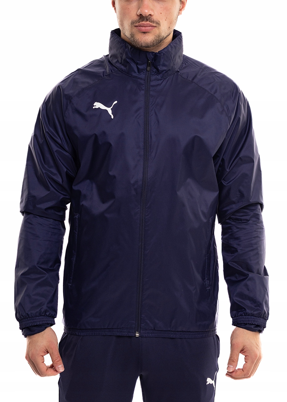 Pánská bunda Puma proti dešti se zatahovací kapucí, sportovní, lehká
