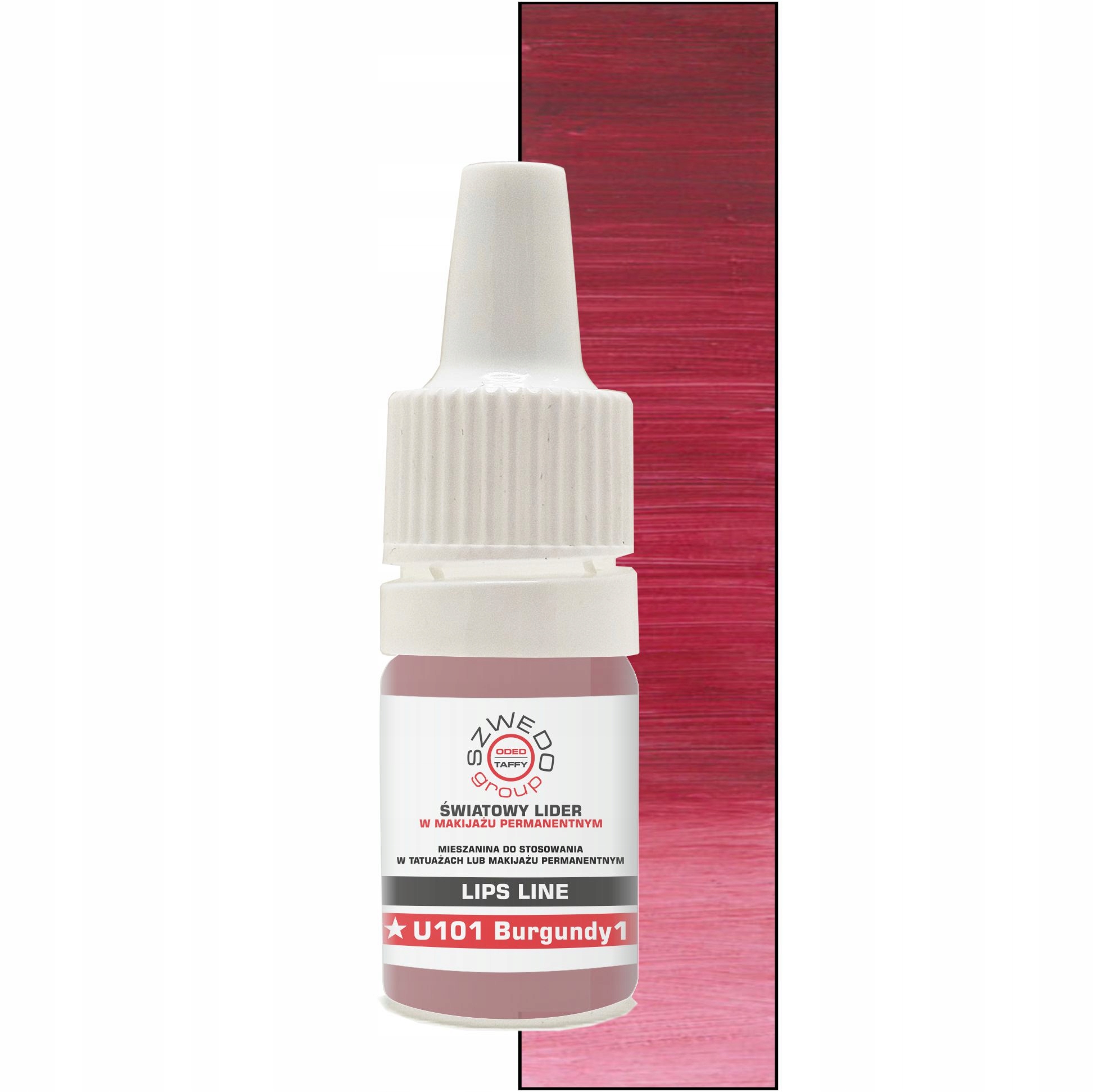 U101 Burgundy1 (intense) – intenzivní pigment pro permanentní make-up rtů