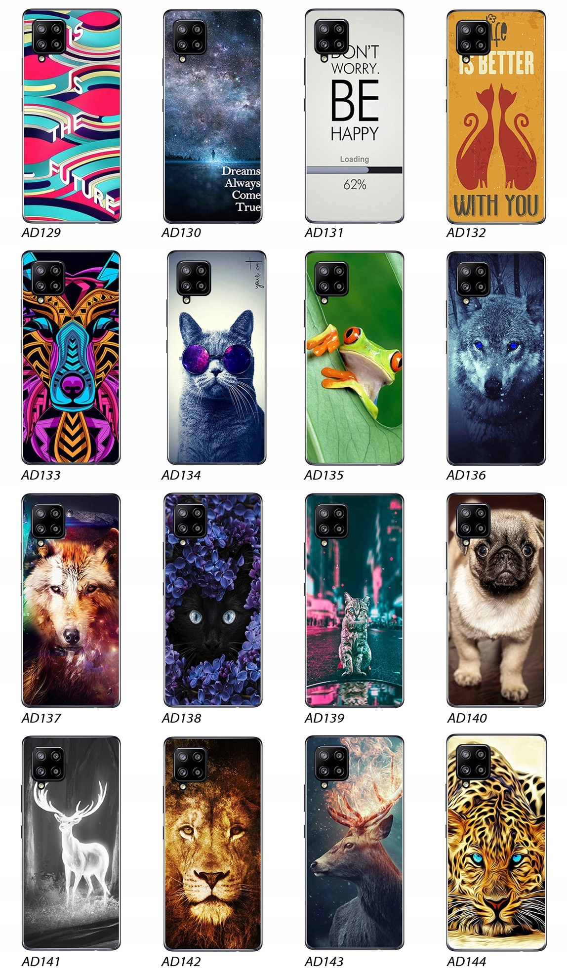 2x ETUI PLECKI FOTO Case OBUDOWA + SZKŁO do Samsung Galaxy A12 (A127) Waga produktu z opakowaniem jednostkowym 0.04 kg