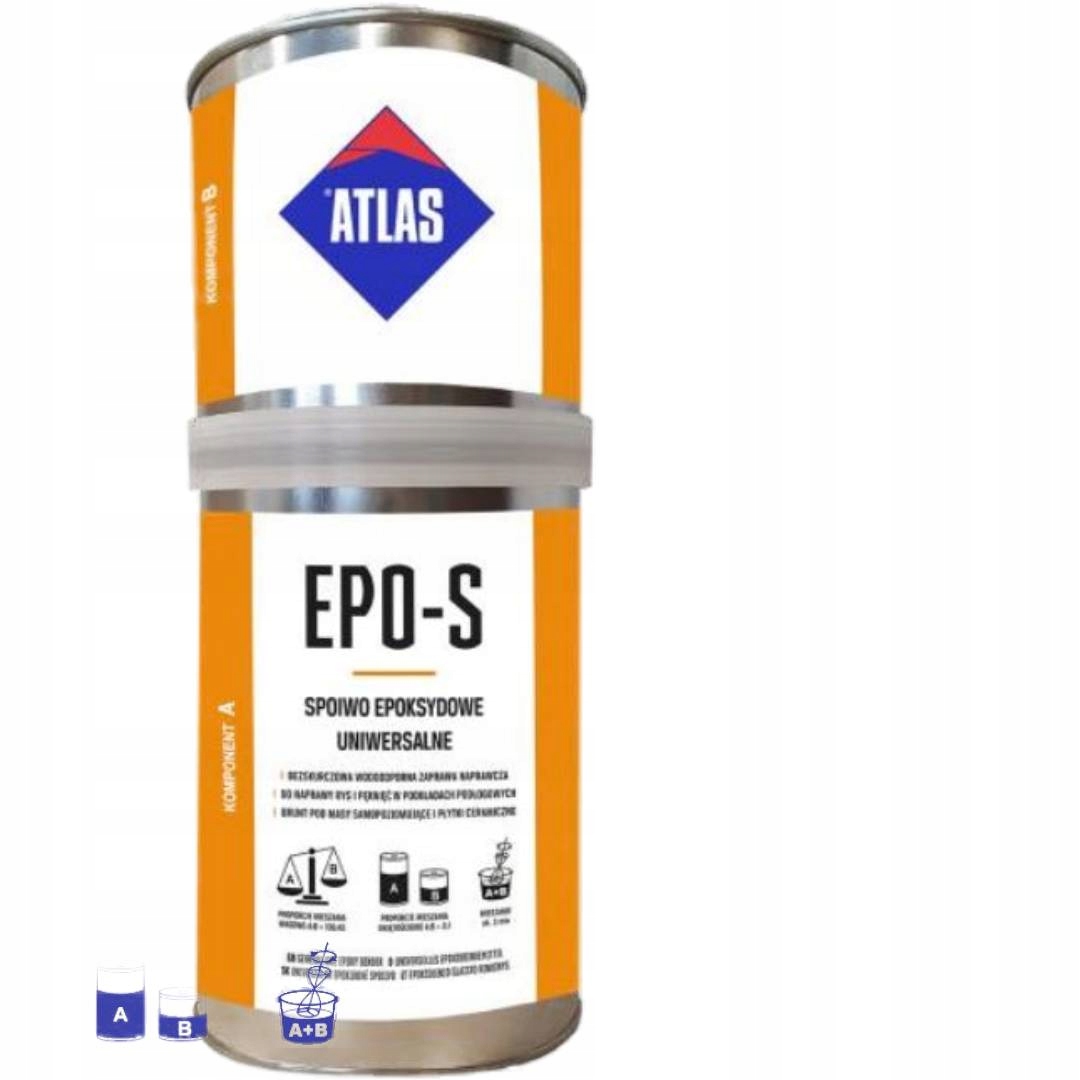 

Atlas Epo-s żywica epoksydowa gruntująca A+b 1KG