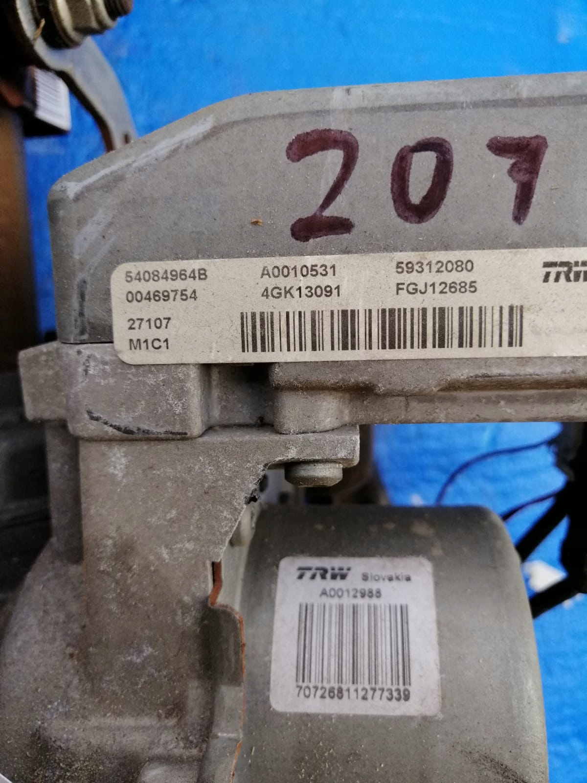 MAZDA 3 2007r. steering wheel rod k3604 A0012988