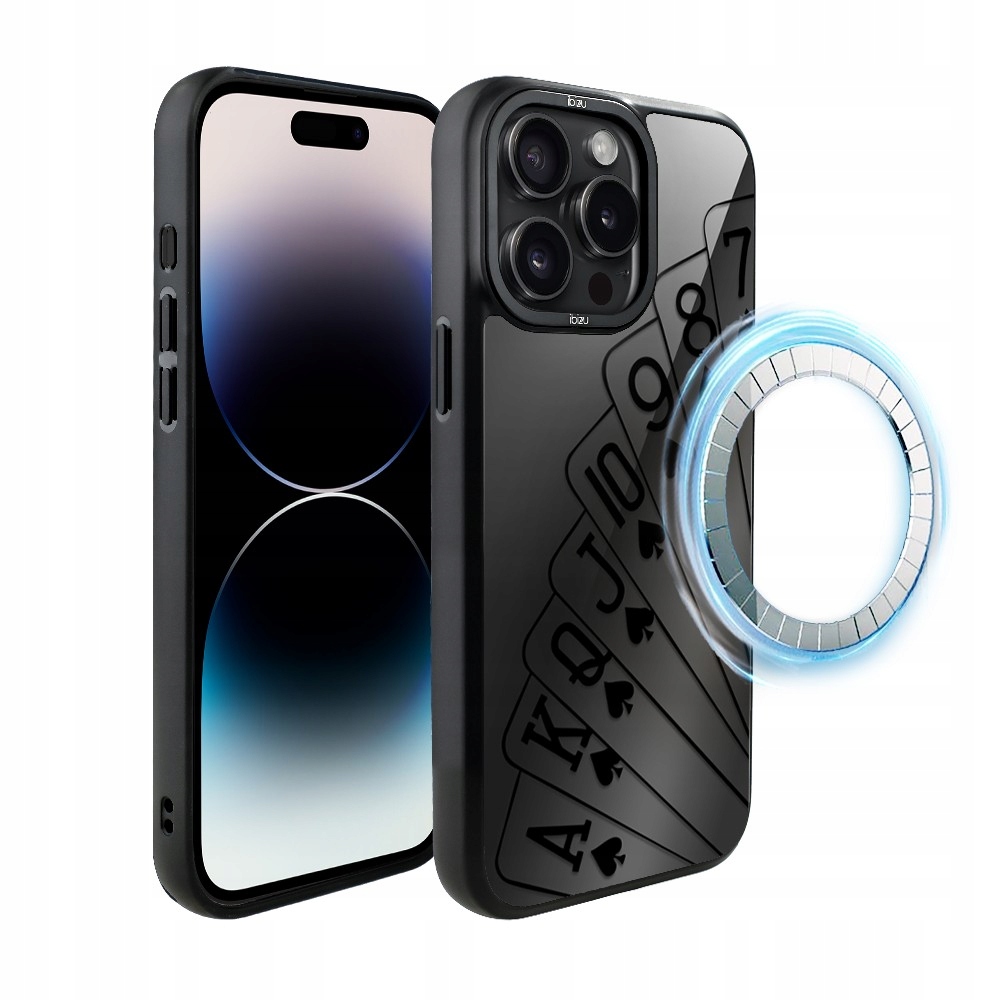 Pouzdro Ibizu DropGuard Matné s MagSafe pro iPhone 14 Pro Max, hrací karty