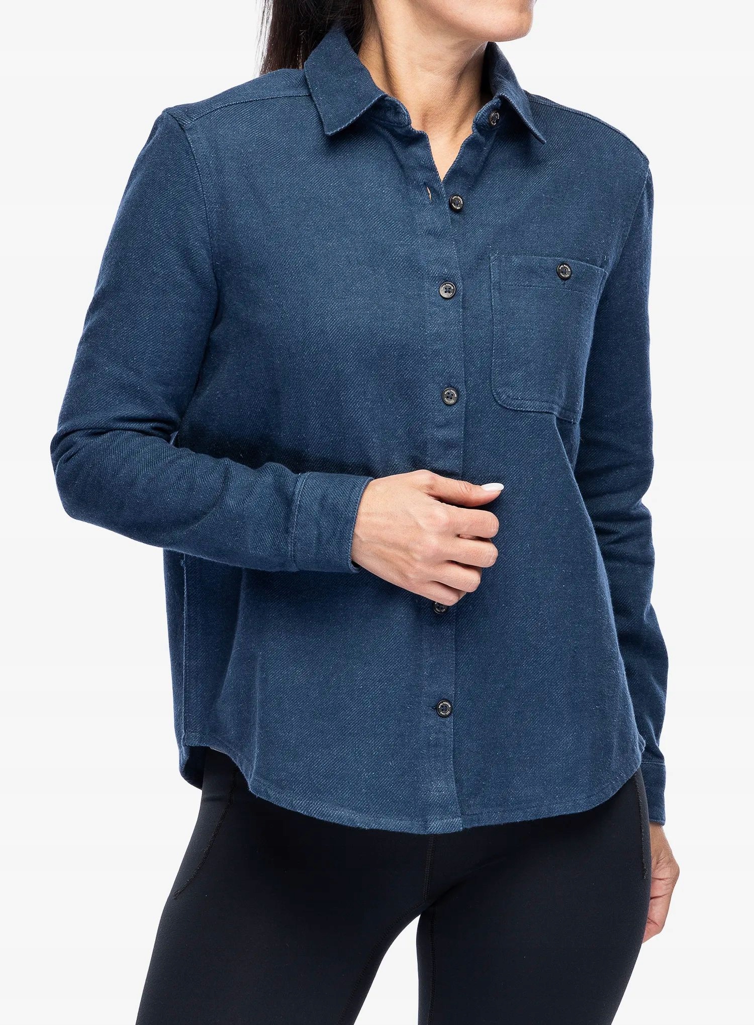 Dámská turistická košile Royal Robbins Clouds Rest Hemp Ls deep blue Xs