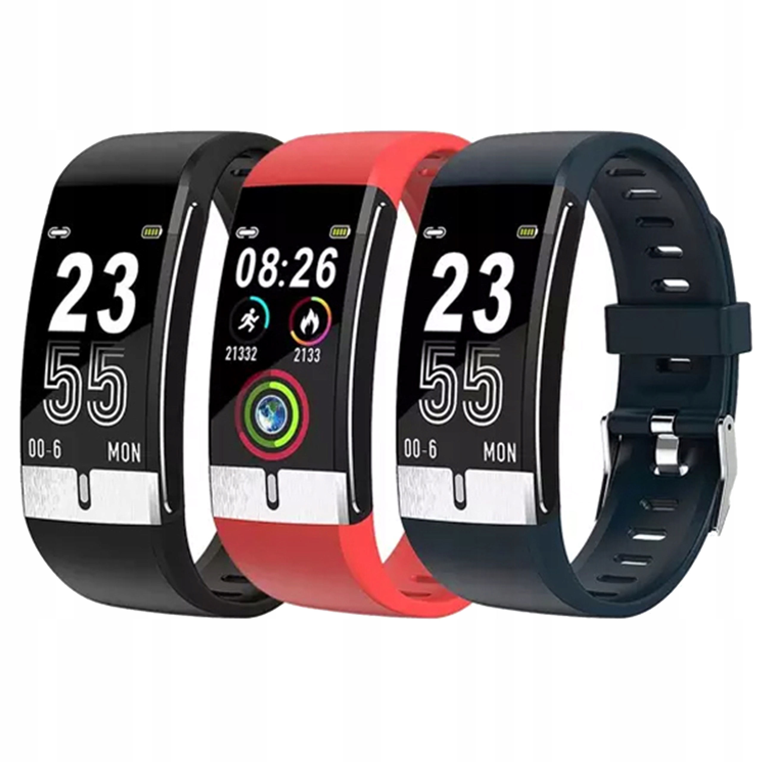 SMARTWATCH ZEGAREK DAMSKI MĘSKI SMART WATCH MENU POLSKIE PL PULS SPORT EKG Model inny
