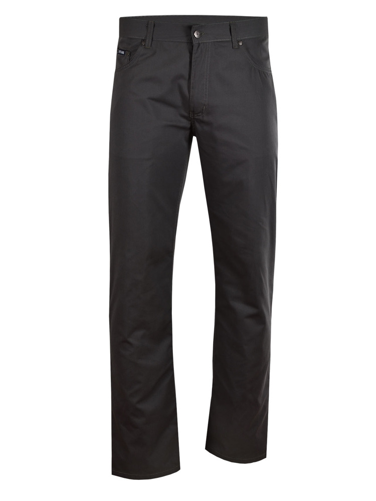 

W37 Spodnie Męskie Gładkie Szare