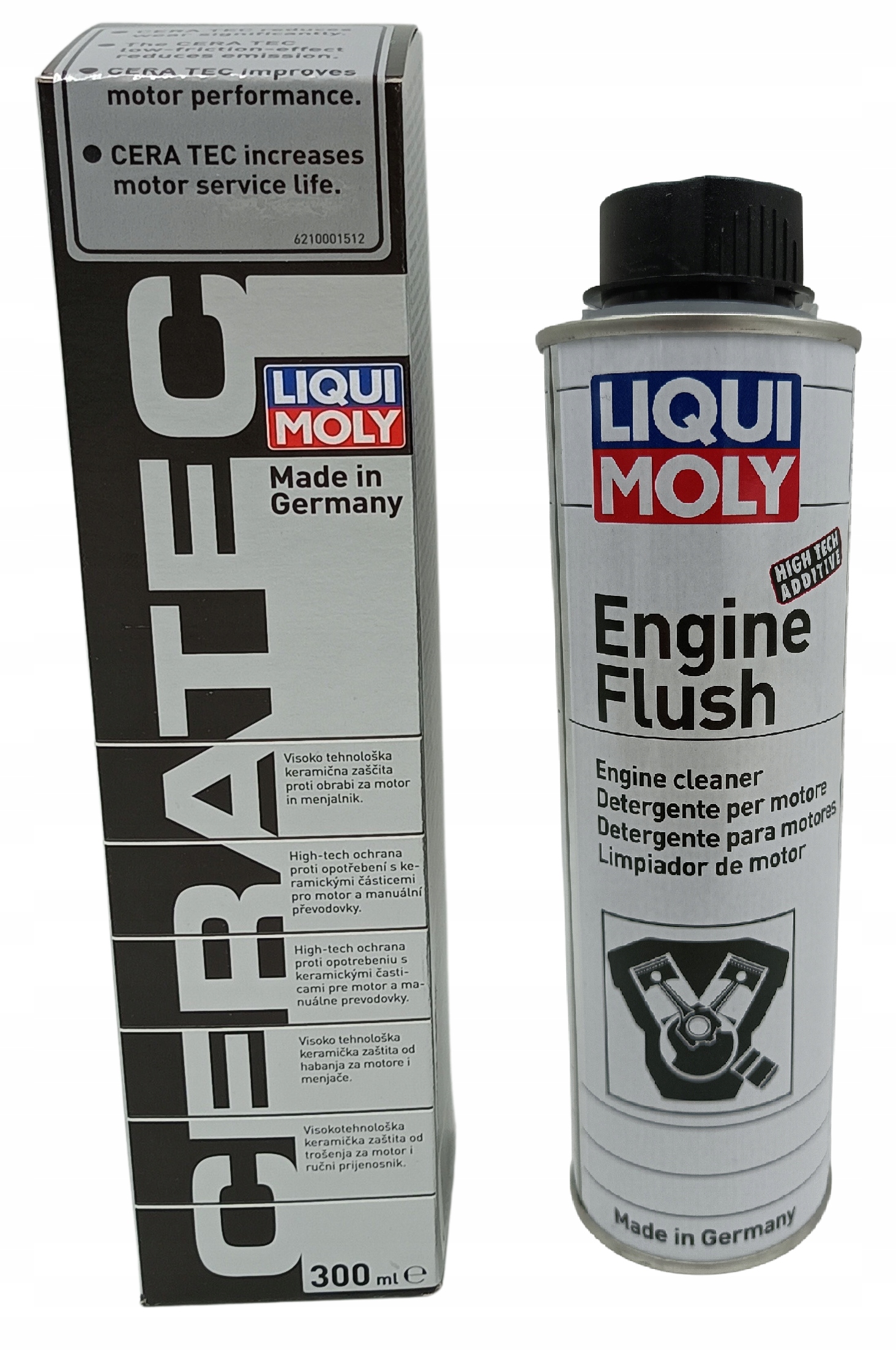Liqui Moly Ceratec 300ml Płukanka Silnika Engine Flush 300ml Zestaw