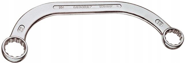 Klucze oczkowe dwustronne, wygiete 16x18mm 6567550