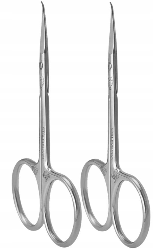 2x Staleks Profesionální nůžky na kůži s háčkem Exclusive 23 Type 2