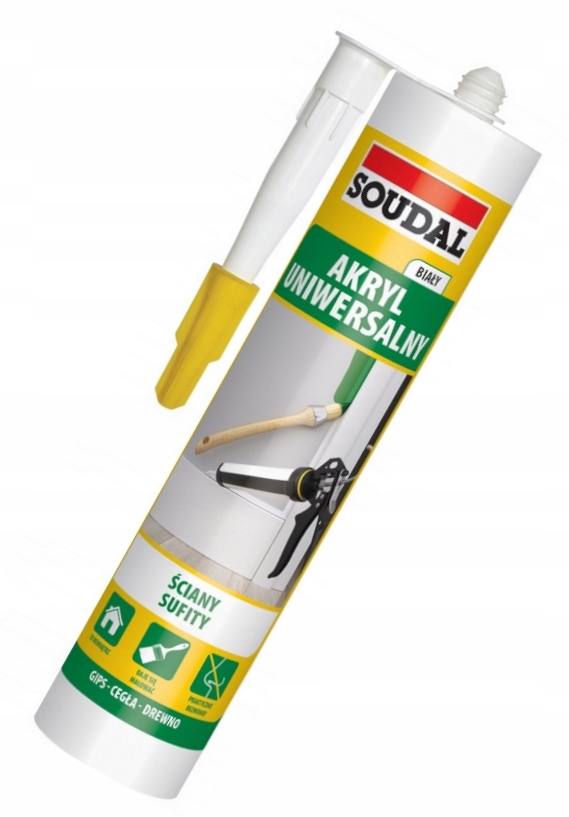 

Soudal Akryl Uszczelniacz Akrylowy Biały 280 ml