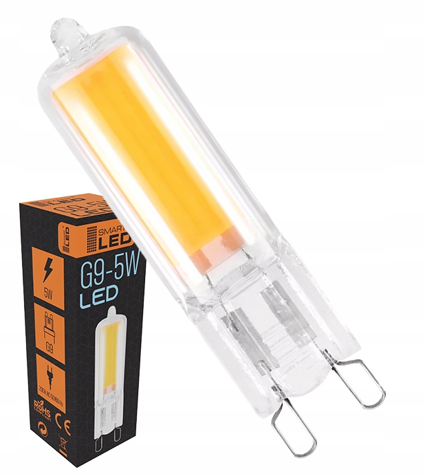 

Żarówka Led G9 5W 525lm Biała neutralna Cob