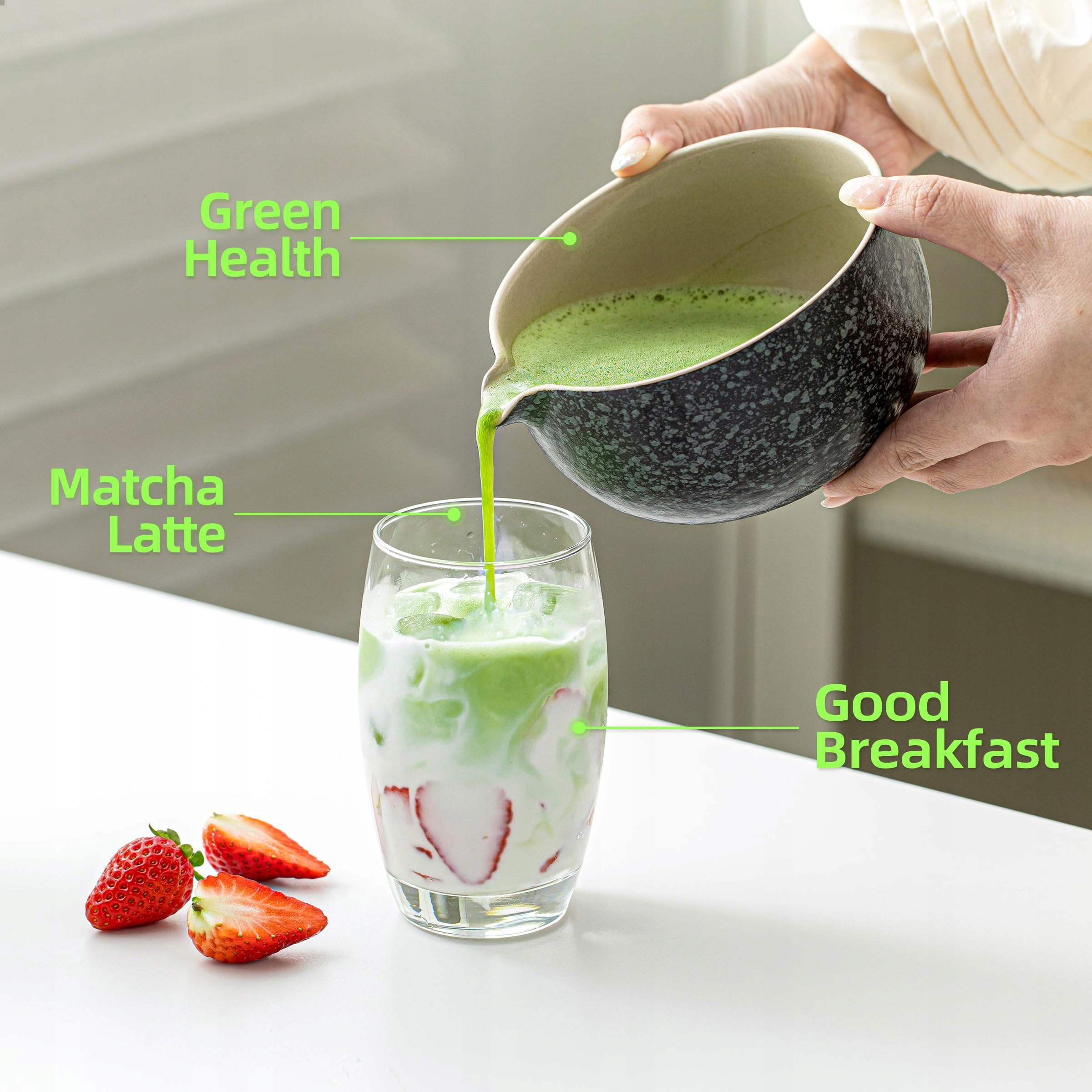 TEANAGOO Zestaw Matcha Dla Miłośników Herbaty Z Miseczką I Akcesoriami — miniatura 5