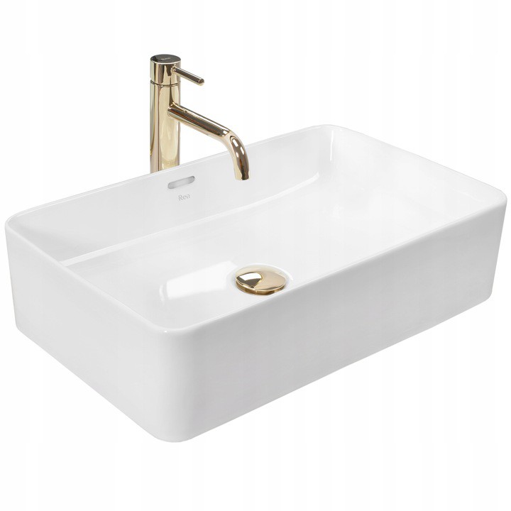 

Umywalka Ceramiczna Nablatowa Berta White Biała