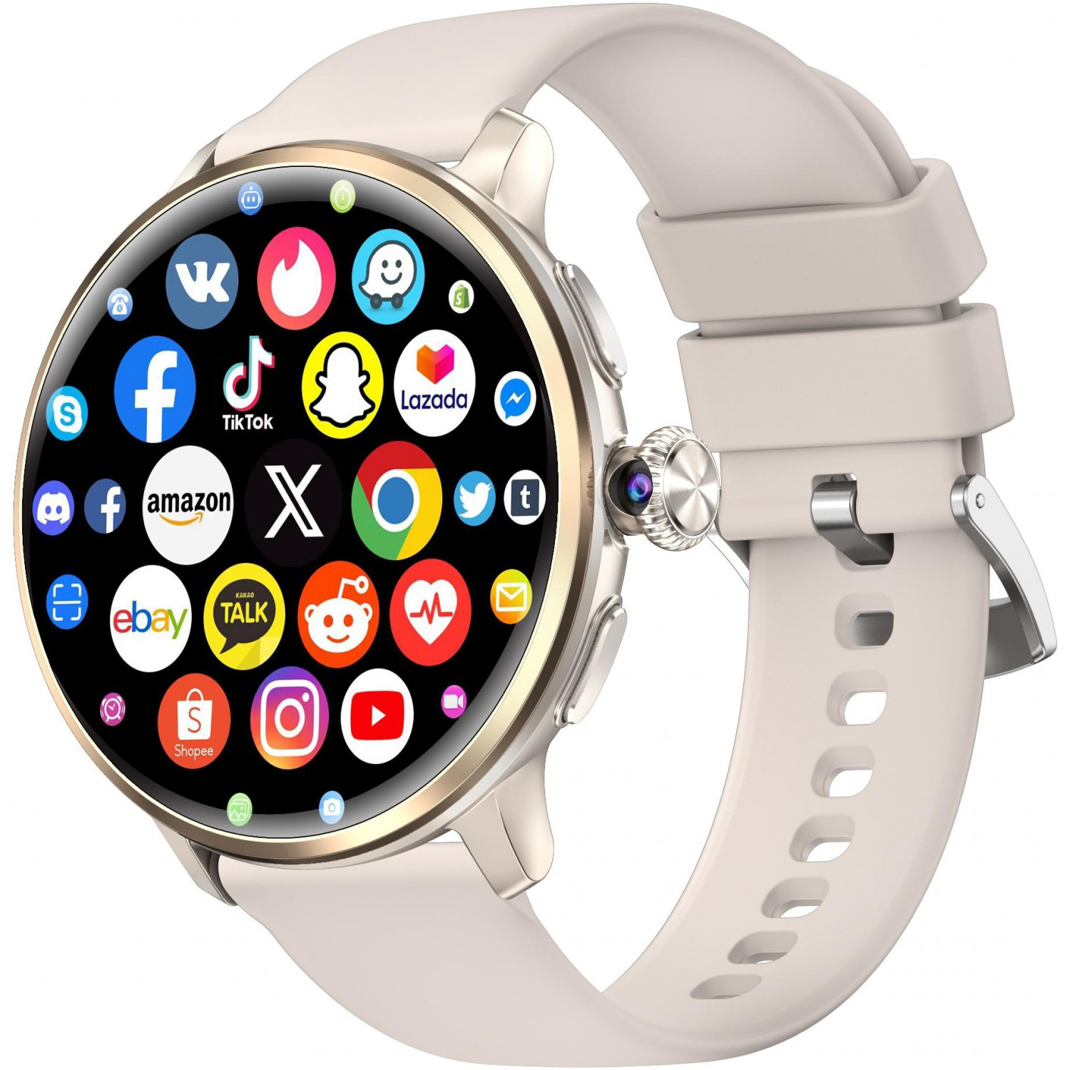 Chytré Hodinky Enter AiWatch Pro Amoled Fotoaparát Rozhovory Zdraví Aplikace