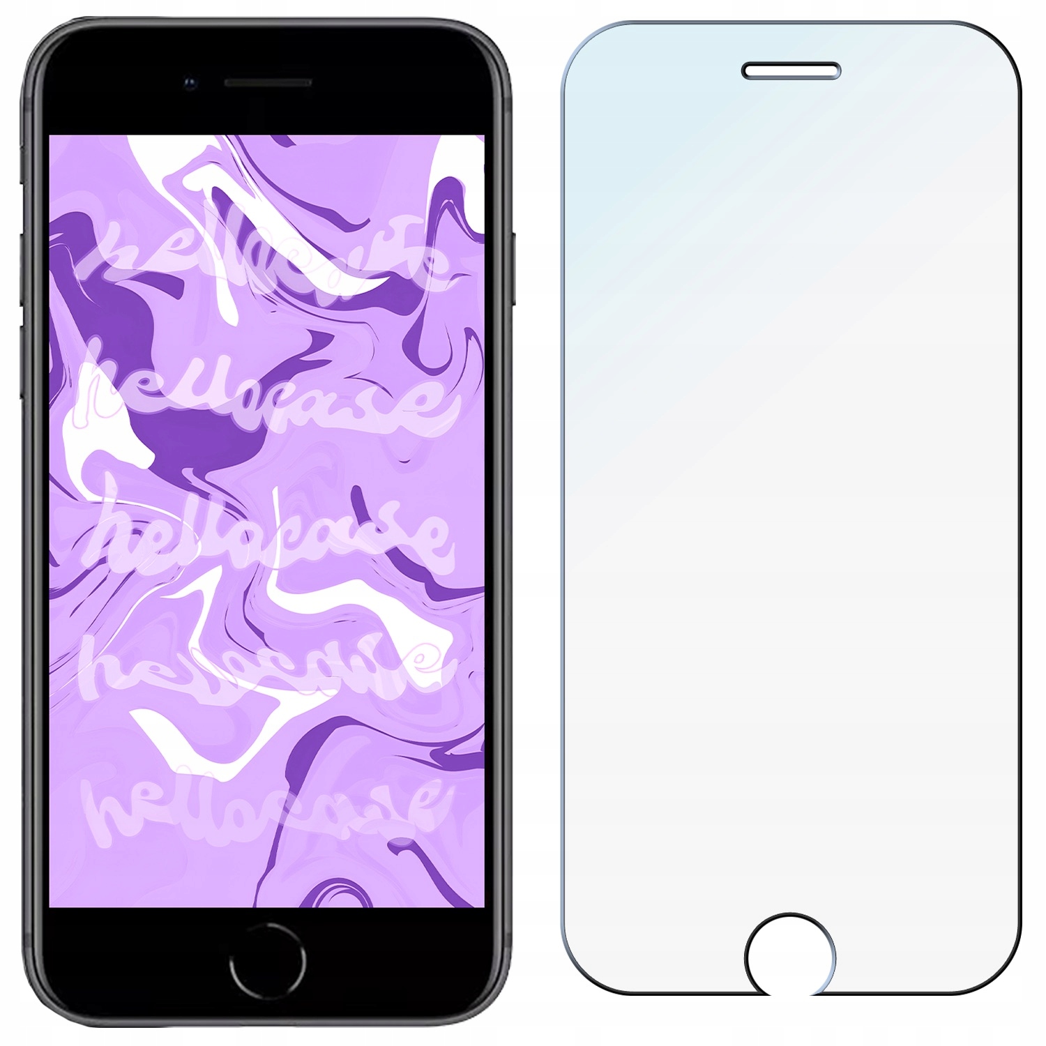 Szkło Hartowane do Iphone 7 Plus / 8 Plus (szybka 9H, płaskie 2.5D, szybka) Stan opakowania oryginalne