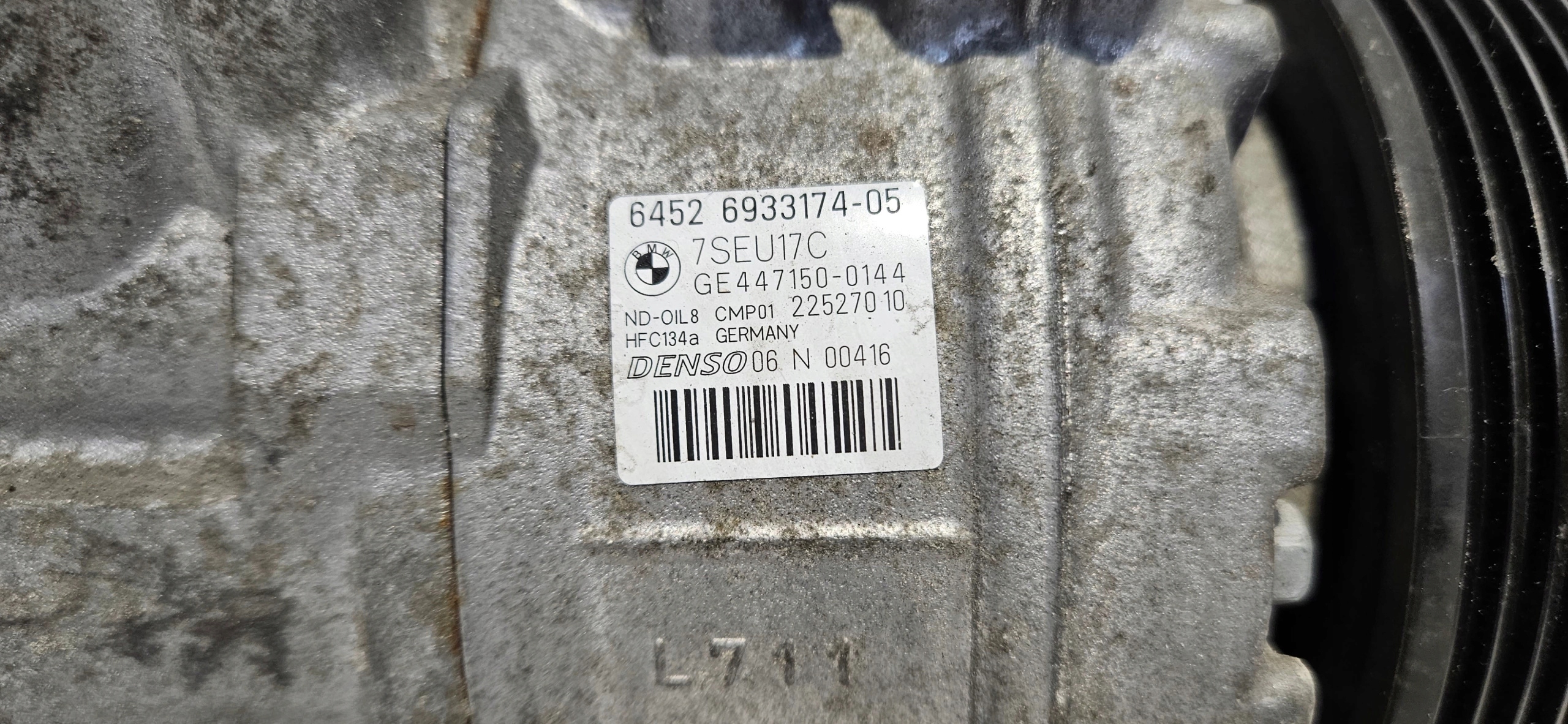 kompresor klimatizaci BMW OE 6933174-05