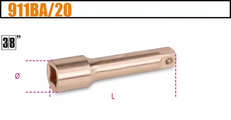 Przedłużacz 3/8 nieiskrzący Marka Beta