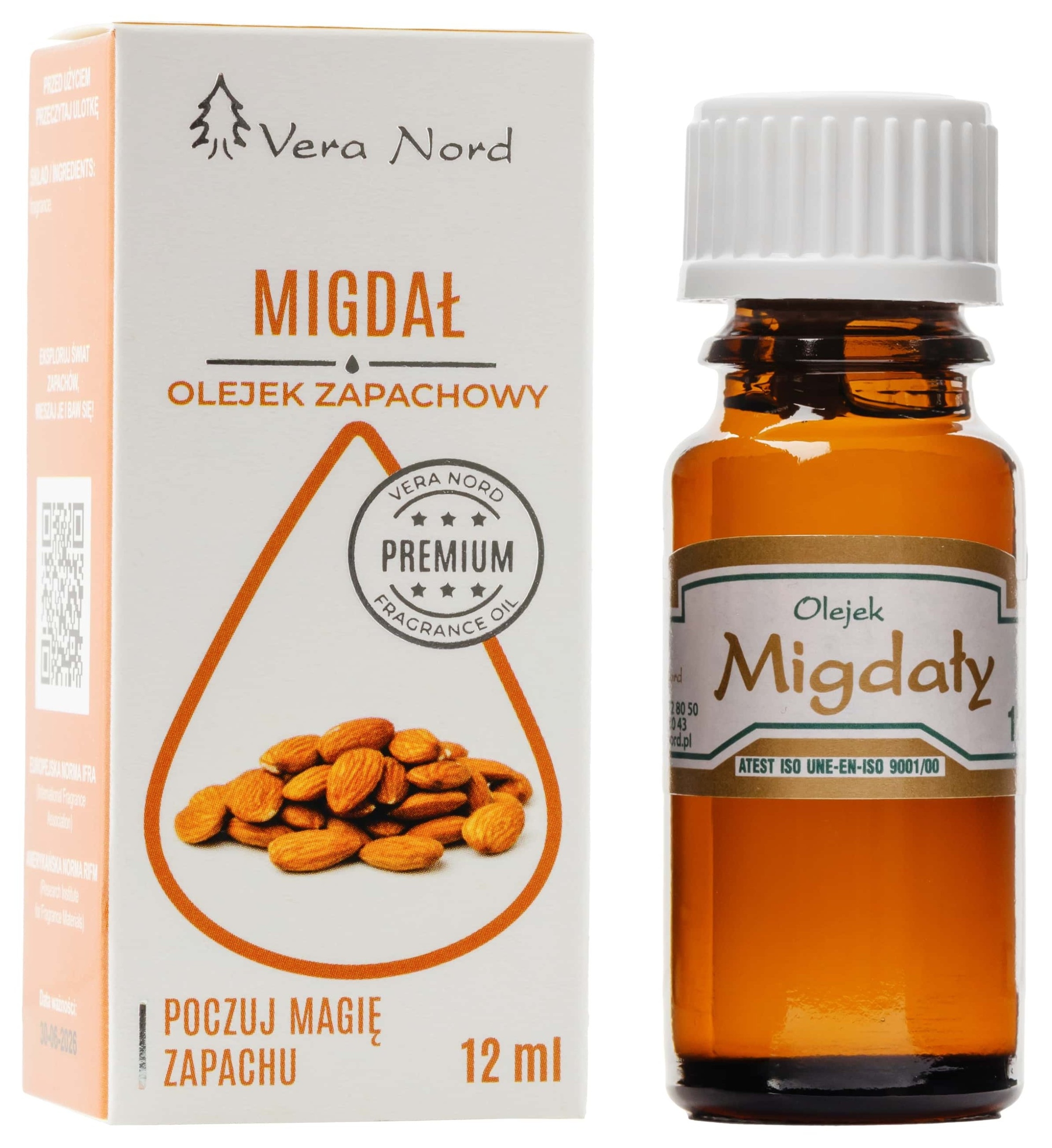 

Migdały Olejek Zapachowy 12 ml Vera Nord