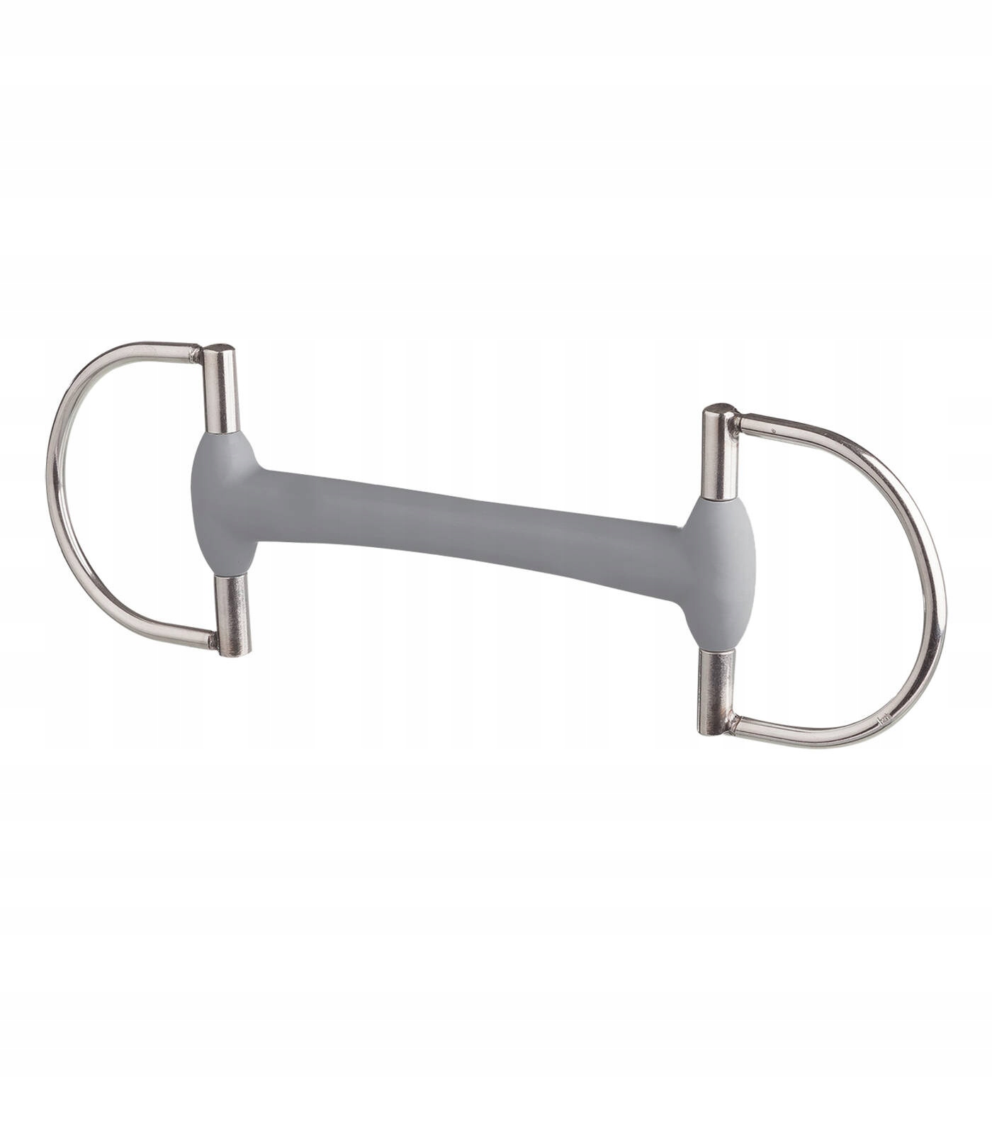 Wędzidło proste oliwk. D-Ring soft Beris