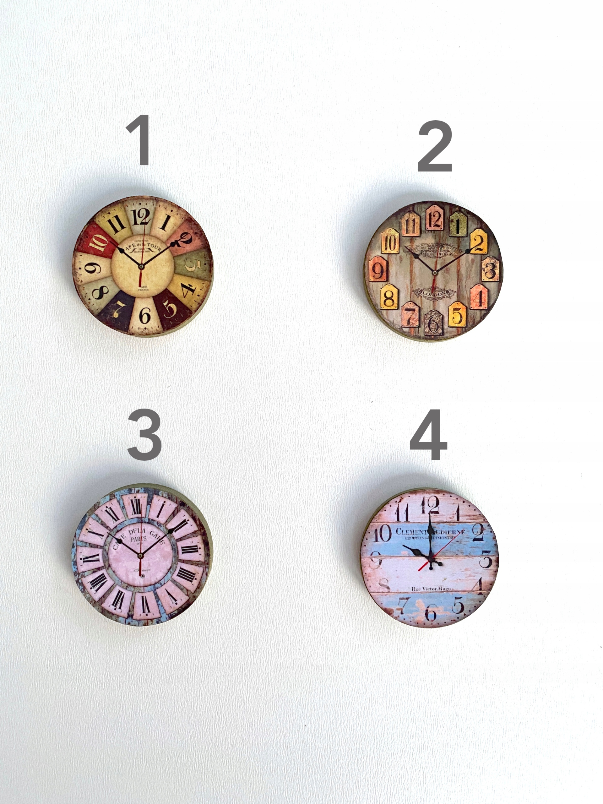 Miniaturowy zegar do domku dla lalek vintage Rodzaj inny